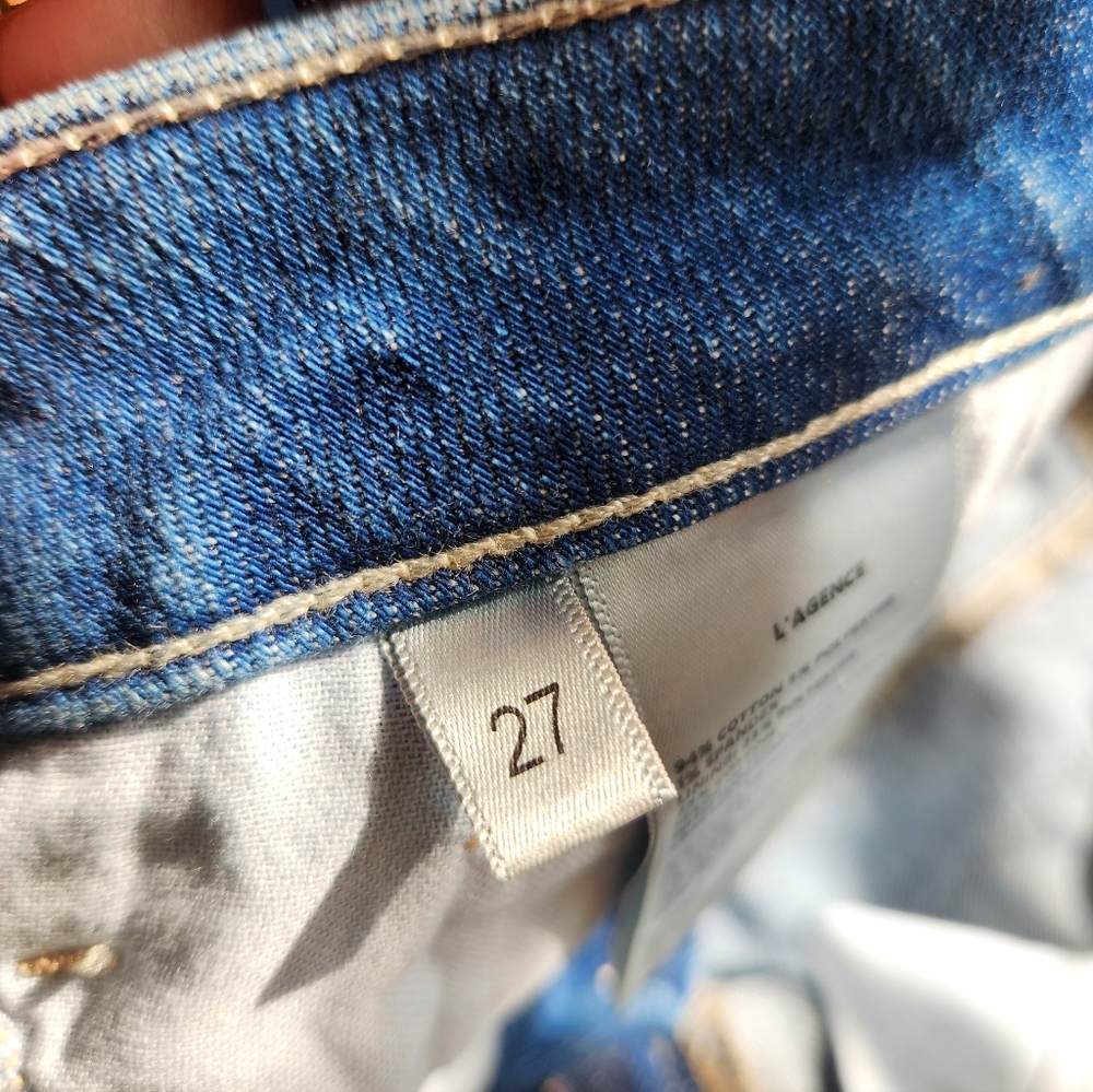 L'Agence Scottie Wide Leg Jean Apollo Size 27 NWOT - Picture 7 of 9